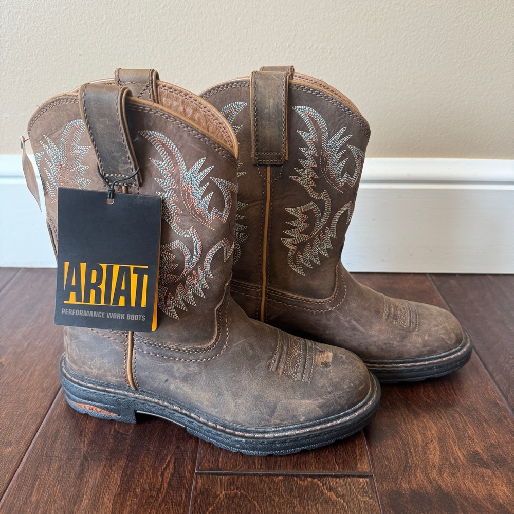 New Ariat Tracey Composite Toe‎ Work Boot WOMAN in DUSTED BROWN SZ 6.5